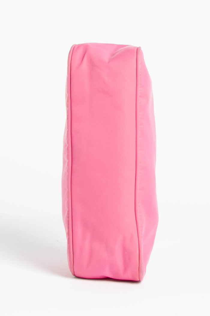 Vintage Prada Pink Nylon Shoulder Bag