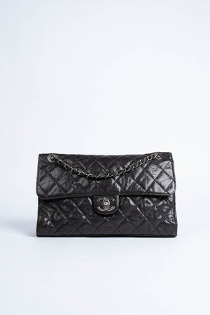 2013 Chanel Black Caviar Single Flap Shoulder Bag SHW