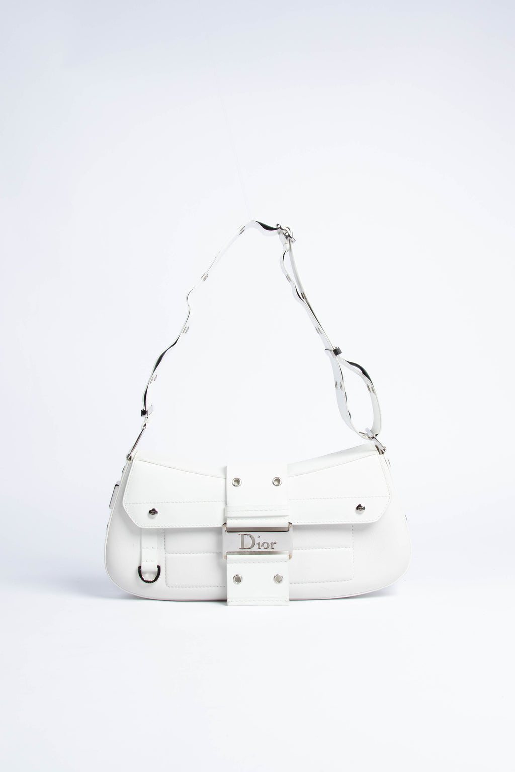 Christian Dior Leather Columbus Shoulder Bag