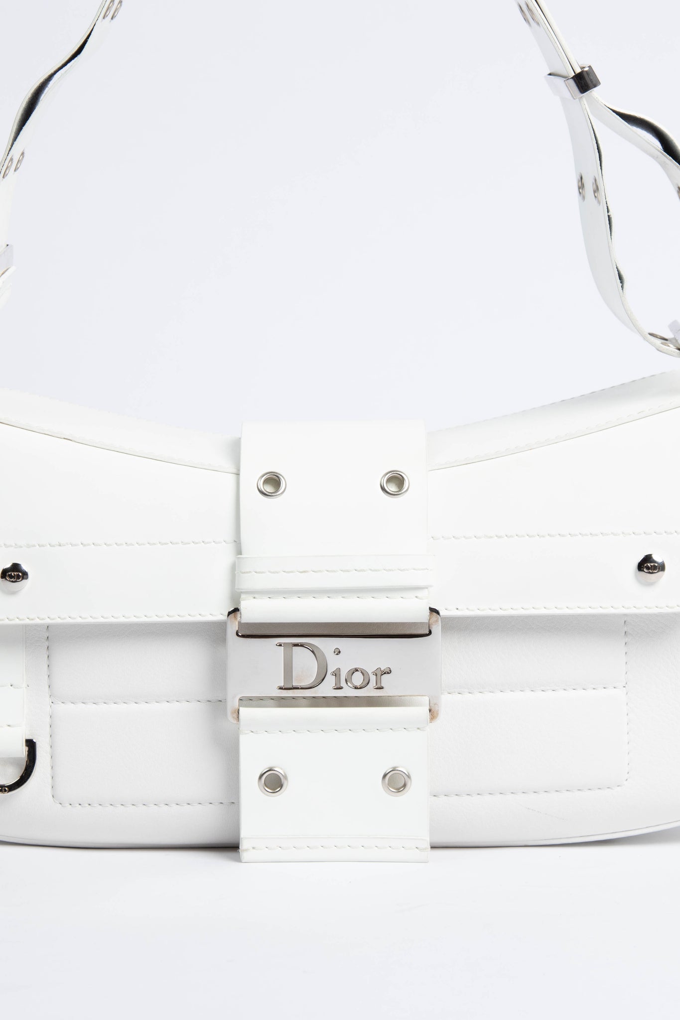 Christian Dior Leather Columbus Shoulder Bag