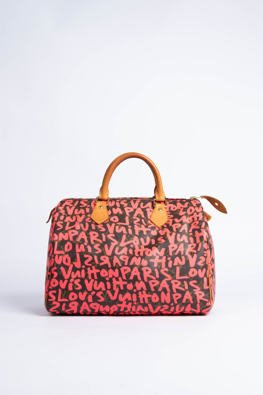 SUPER RARE Louis Vuitton x Stephen Sprouse Pink Graffiti Speedy 30cm