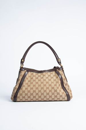 Vintage Gucci Classic GG Monogram Shoulder Bag