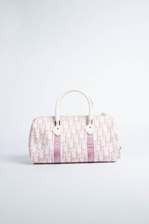 2000s Christian Dior Cherry Blossom Boston Bag