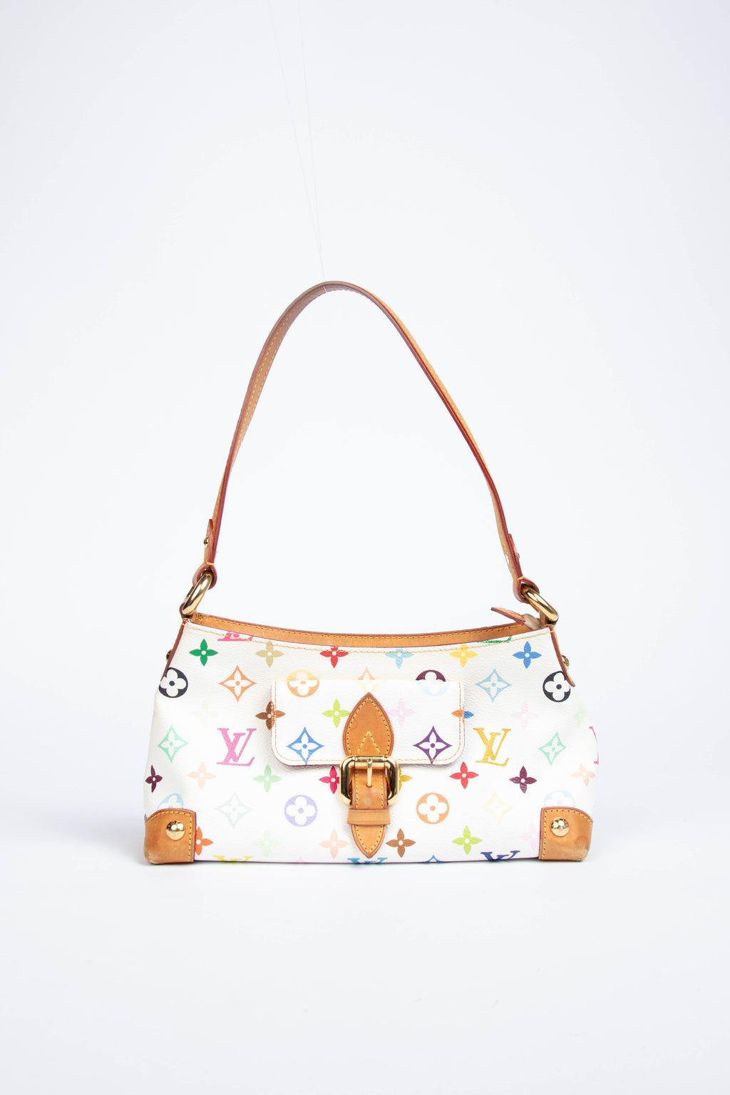 RARE Louis Vuitton x Takashi Murakami Multicolour Eliza Shoulder Bag