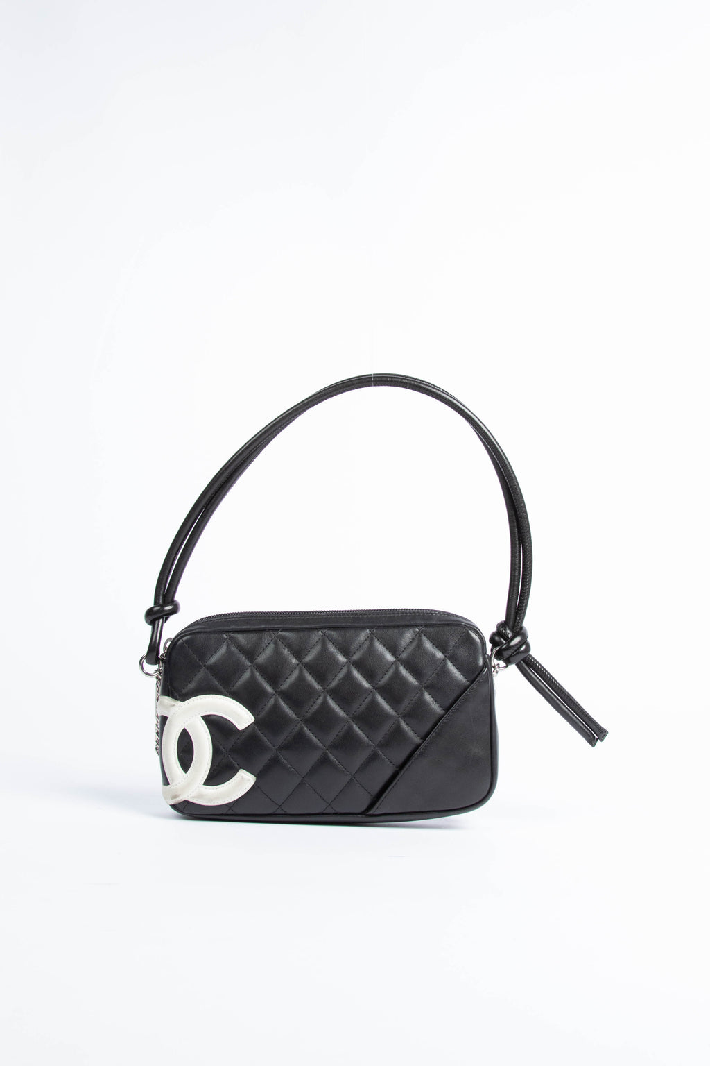 2000s Chanel Rue Cambon Black Shoulder Bag