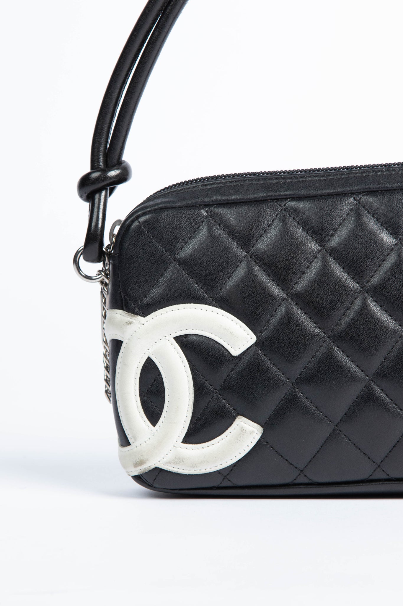 2000s Chanel Rue Cambon Black Shoulder Bag