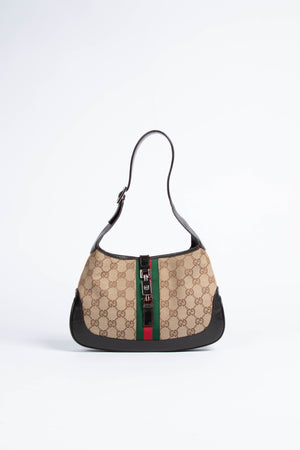 Vintage Gucci Classic GG Monogram Small Jackie Bag