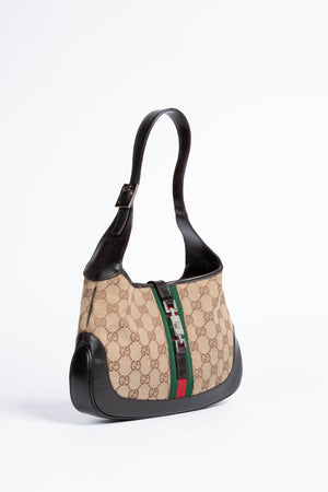 Vintage Gucci Classic GG Monogram Small Jackie Bag