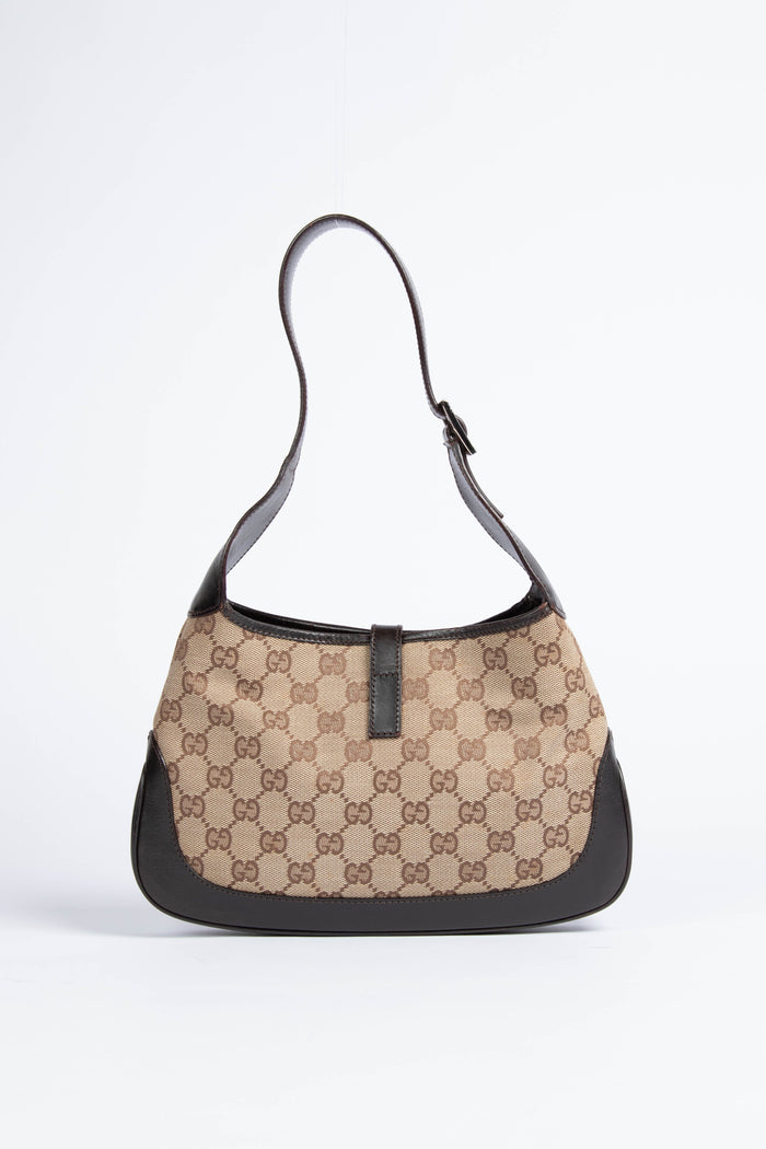 Vintage Gucci Classic GG Monogram Small Jackie Bag