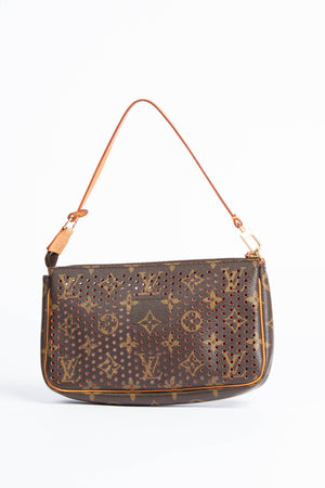 2000s Louis Vuitton Perforated Monogram Pochette Accessoires