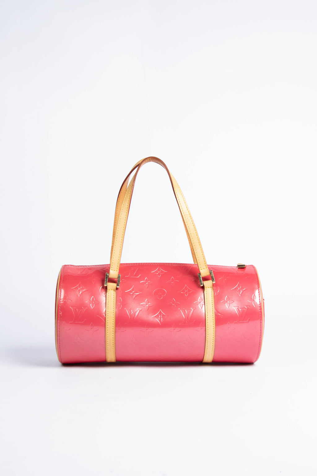 2000s Louis Vuitton Pink Vernis Papillon Shoulder Bag