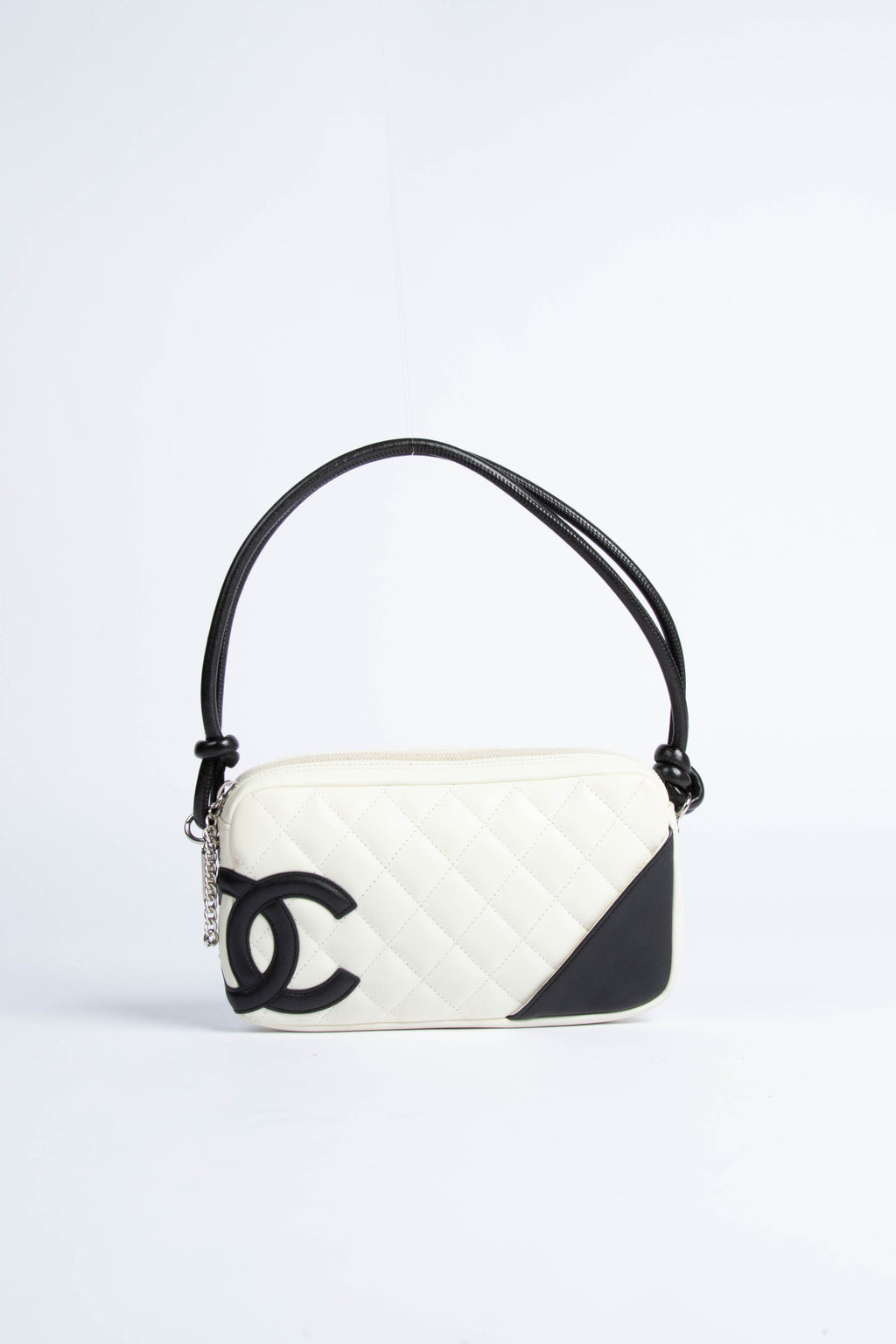 2000s Chanel Rue Cambon White Shoulder Bag