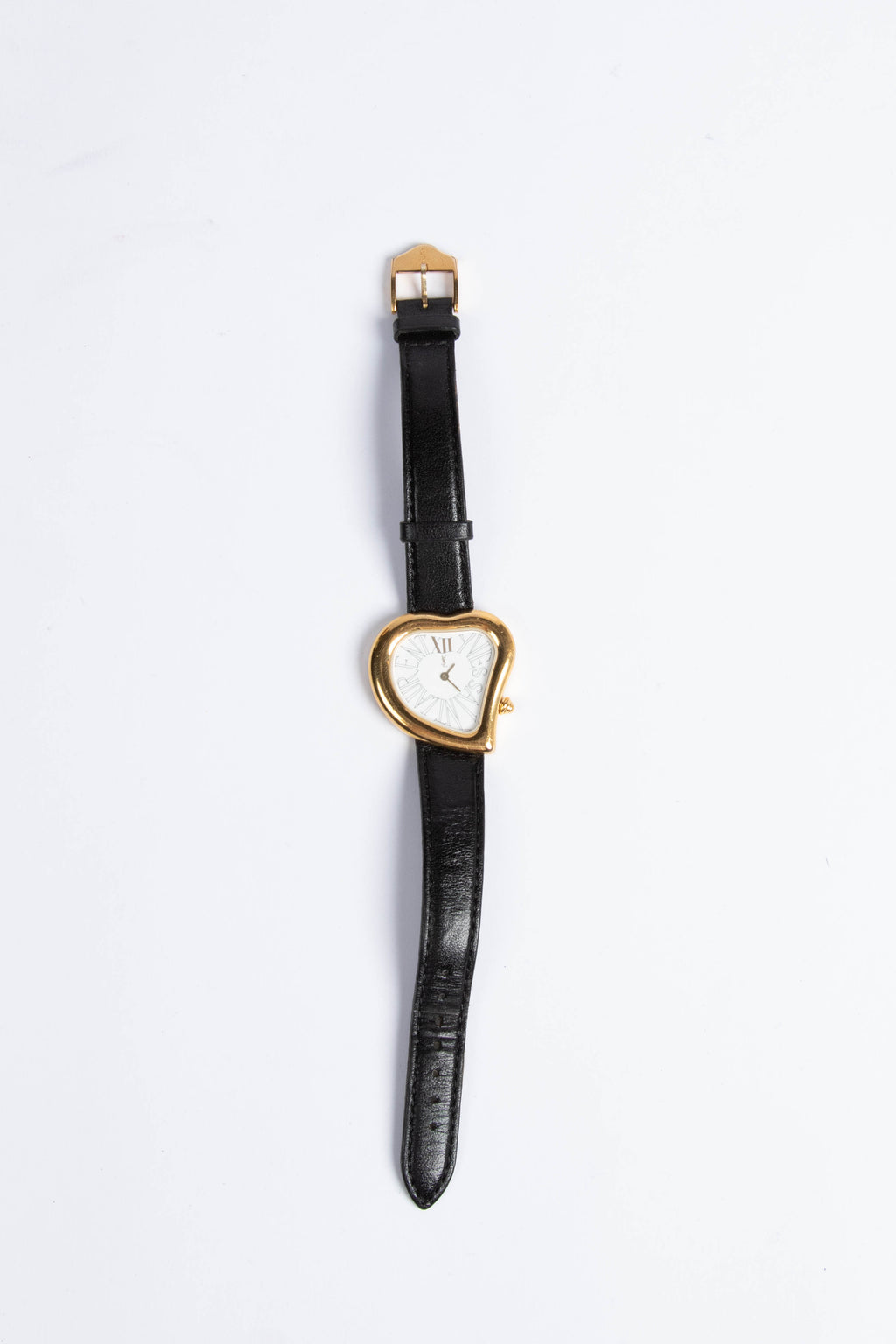 RARE Vintage YSL Gold Heart Watch