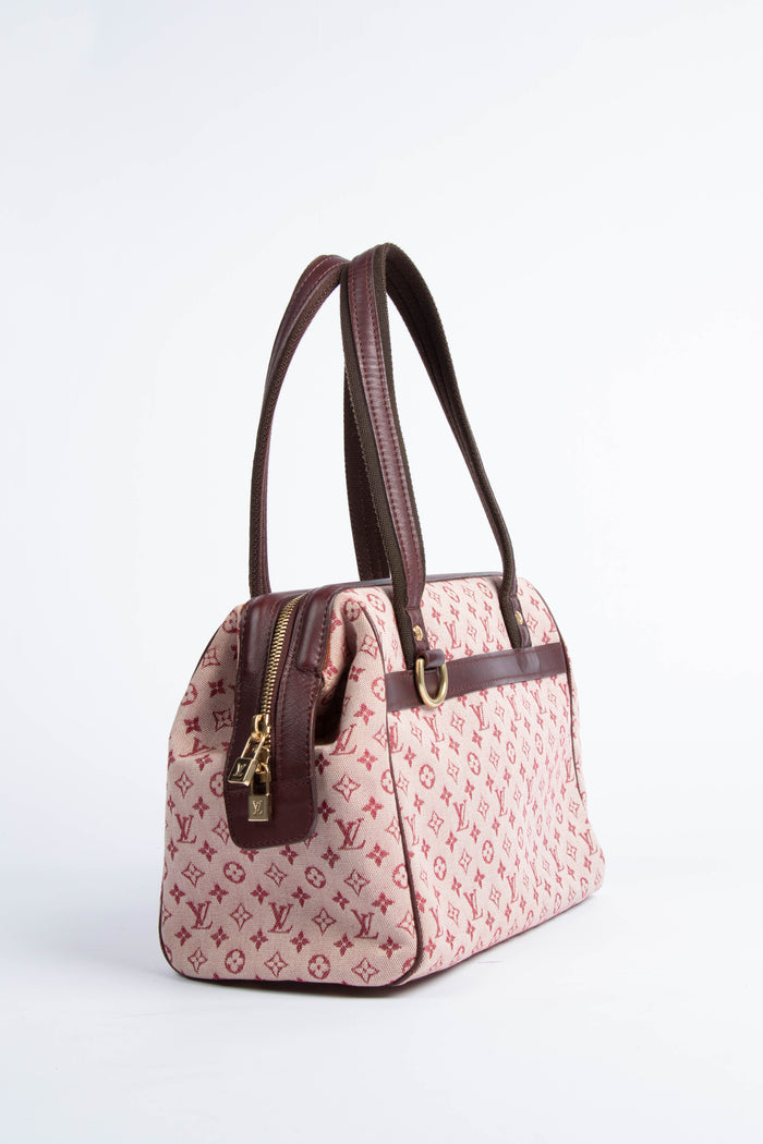 Vintage Louis Vuitton Red Mini Monogram Josephine PM Tote Bag