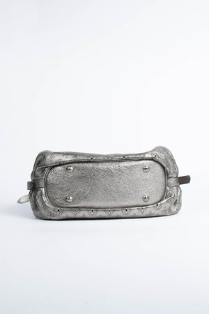 2000s Louis Vuitton Silver Mahina Shoulder Bag