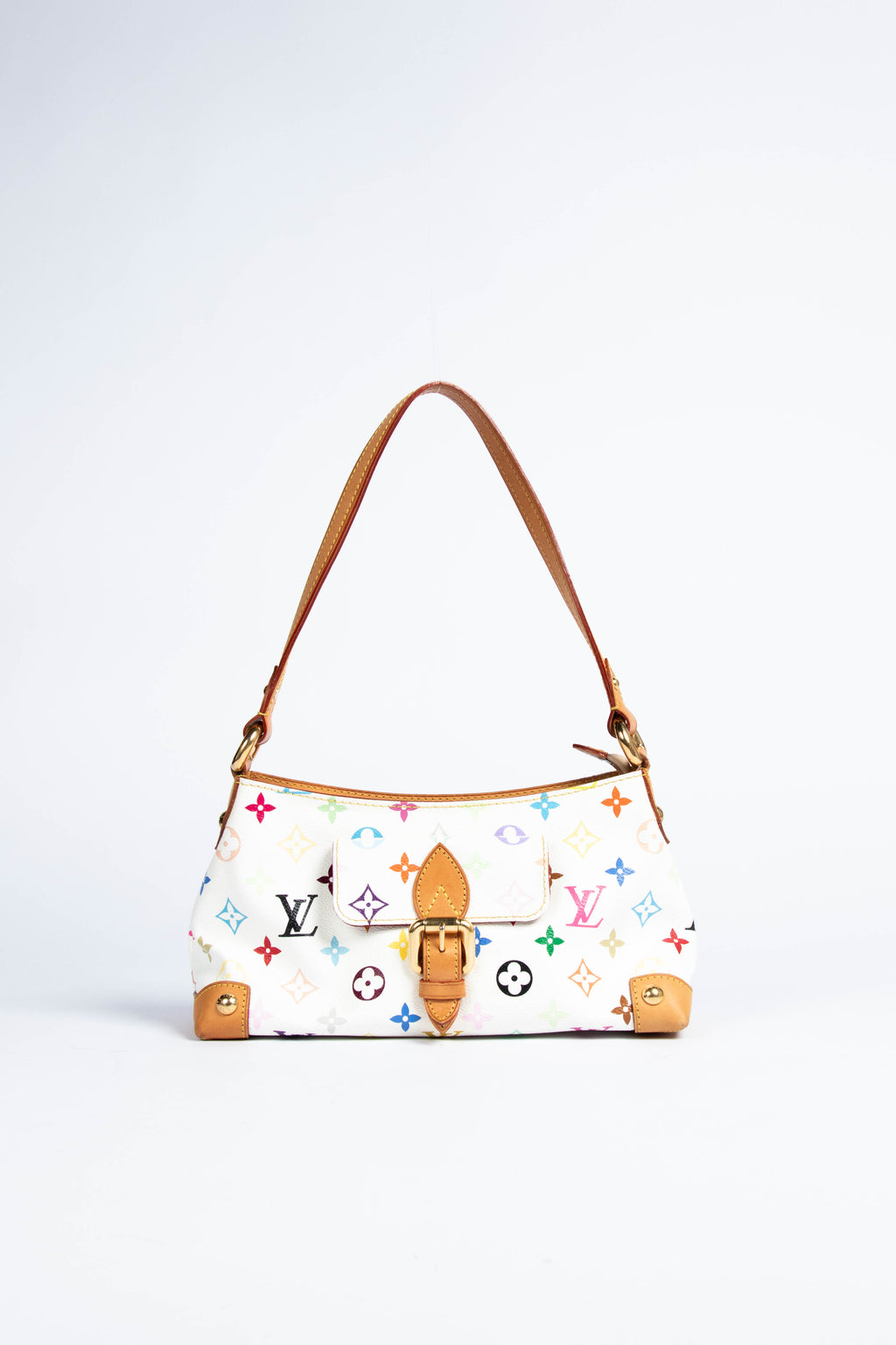 RARE Louis Vuitton x Takashi Murakami Multicolour Eliza Shoulder Bag