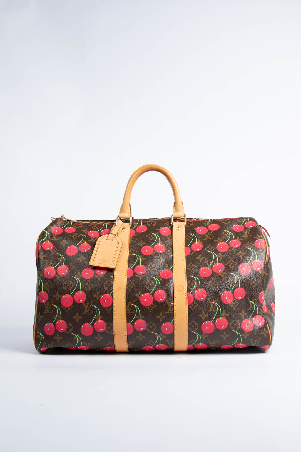 RARE Louis Vuitton x Takashi Murakami Cherry Keepall 45cm