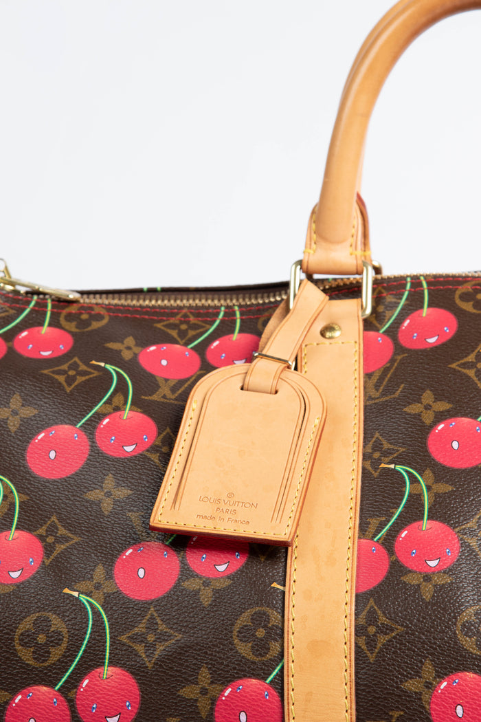 RARE Louis Vuitton x Takashi Murakami Cherry Keepall 45cm