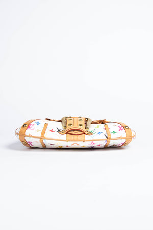 2000s Louis Vuitton x Takashi Murakami White Multicolour Leonor Shoulder Bag