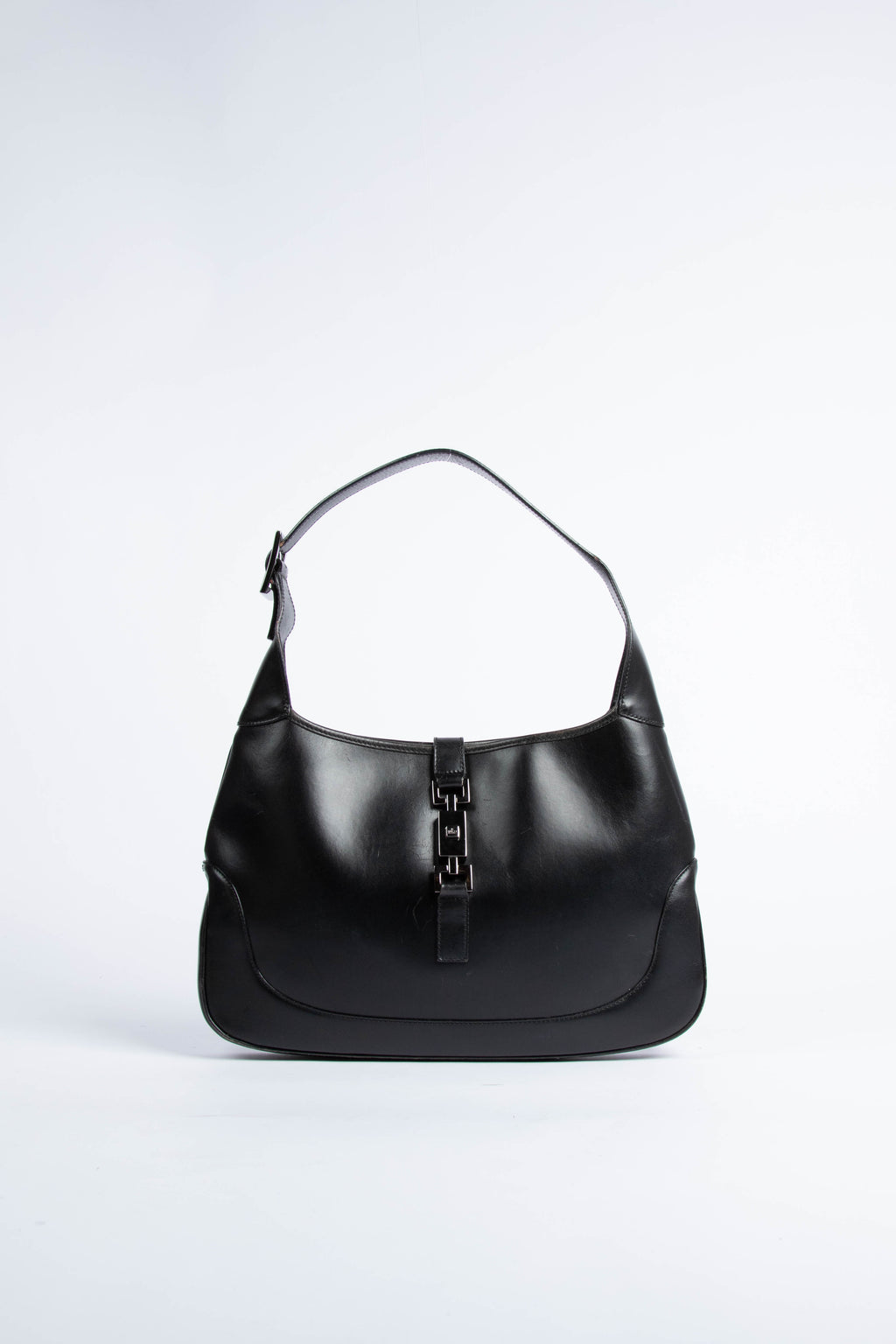 Vintage Gucci Black Calf Leather Jackie Bag