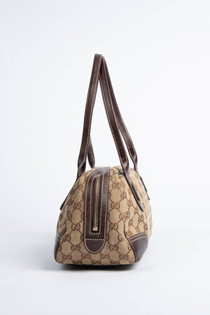 Vintage Gucci GG Monogram Canvas Shoulder Bag