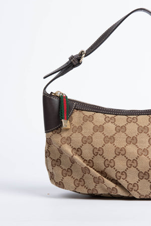 Vintage Gucci Classic GG Monogram Shoulder Bag