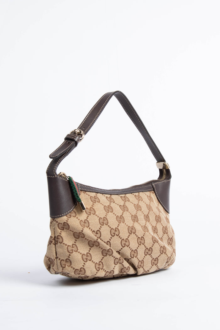 Vintage Gucci Classic GG Monogram Shoulder Bag