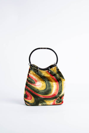 *ARCHIVE RUNWAY PIECE* Vintage Gucci Tom Ford Velvet Swirl Bucket Bag