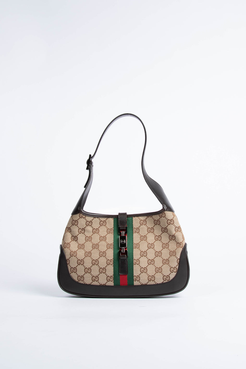 Vintage Gucci Classic GG Monogram Small Jackie Bag