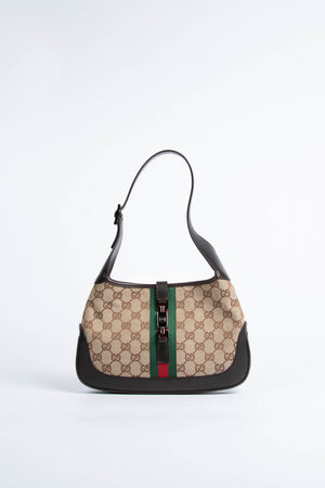 Vintage Gucci Classic GG Monogram Small Jackie Bag