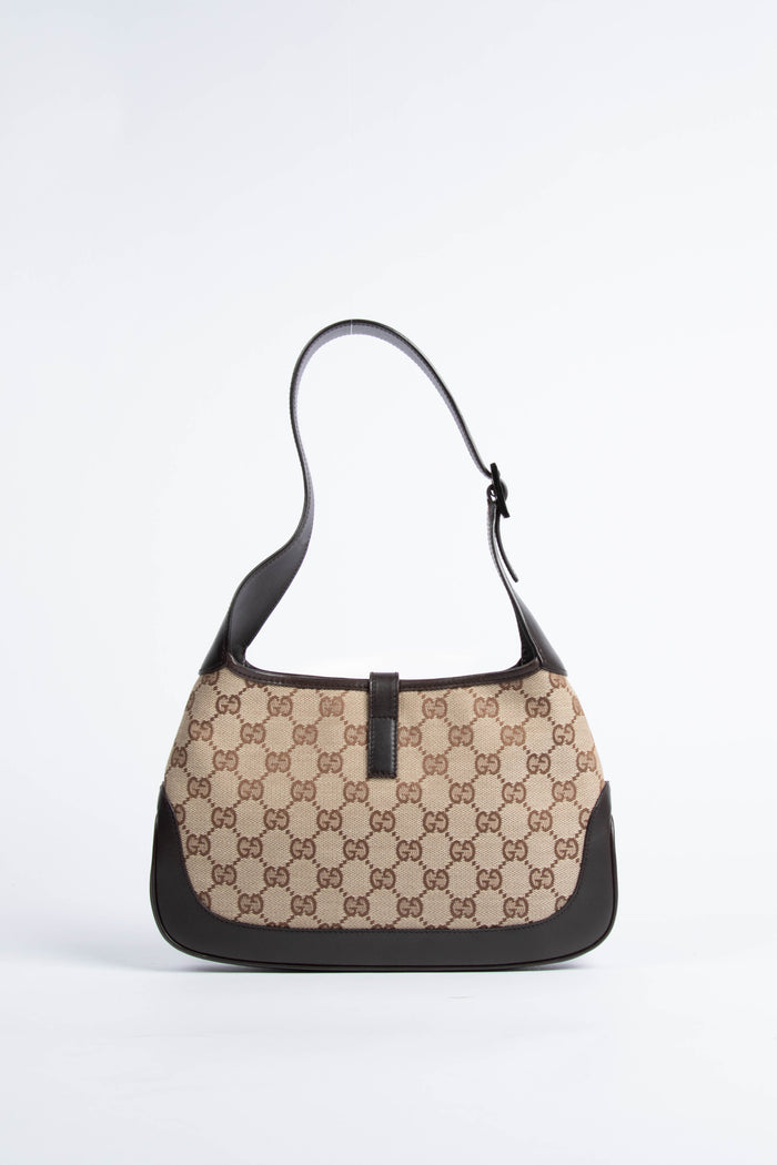 Vintage Gucci Classic GG Monogram Small Jackie Bag