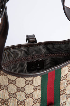 Vintage Gucci Classic GG Monogram Small Jackie Bag