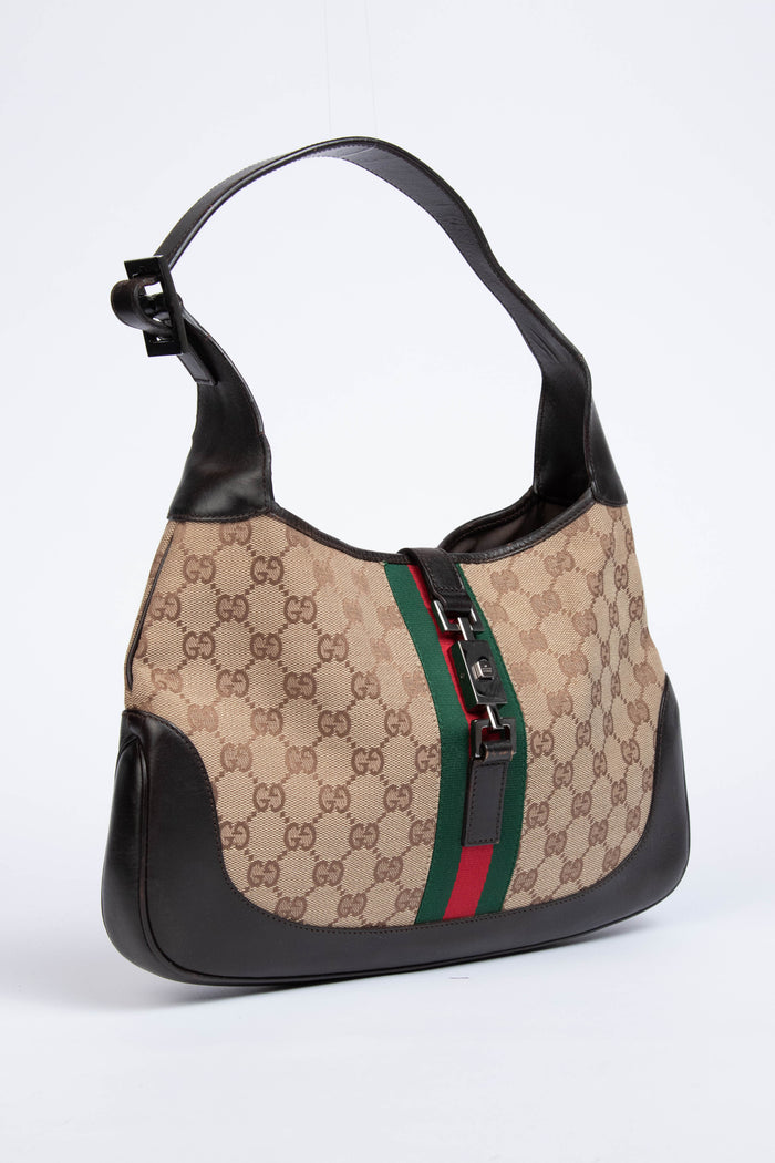 Vintage Gucci Classic GG Monogram Jackie Bag