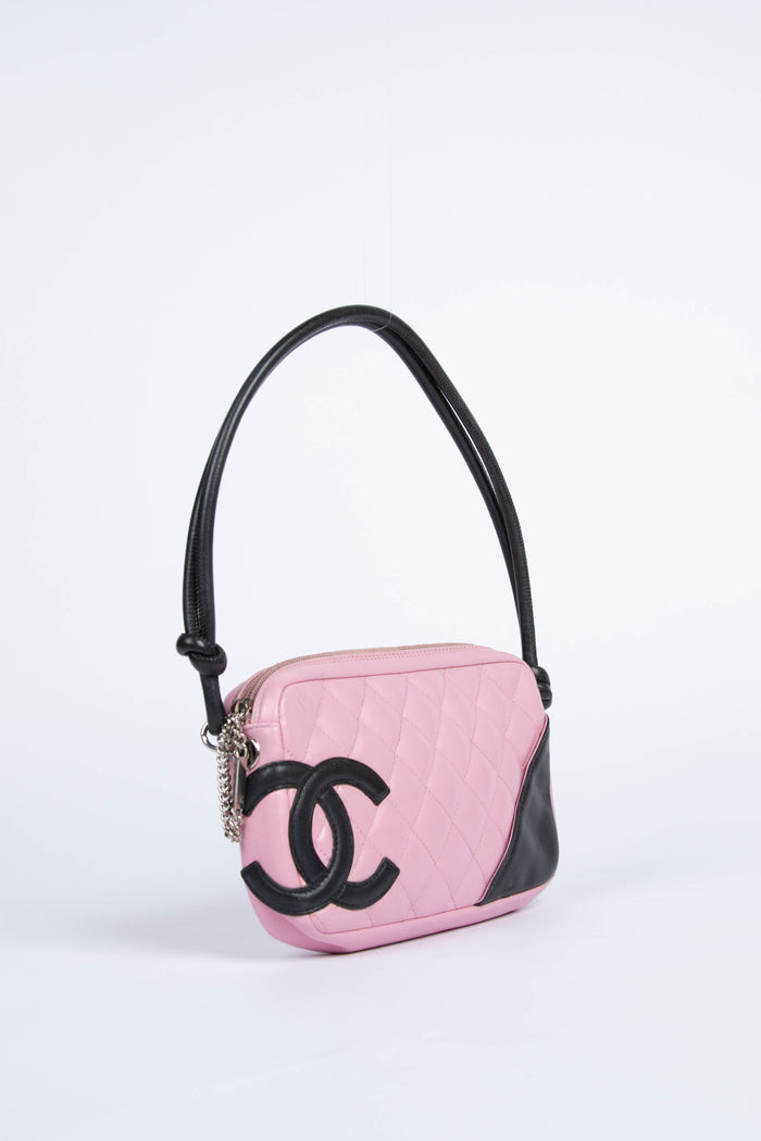 2000s Chanel Rue Cambon Pink Shoulder Bag