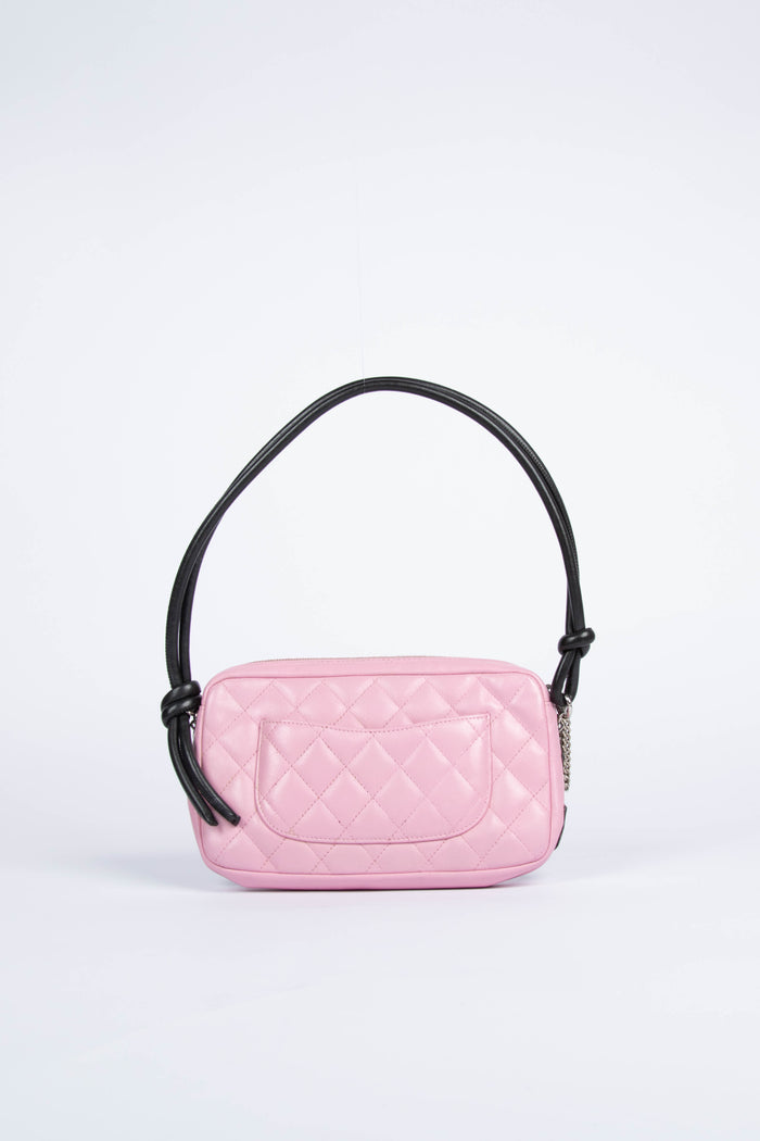 2000s Chanel Rue Cambon Pink Shoulder Bag