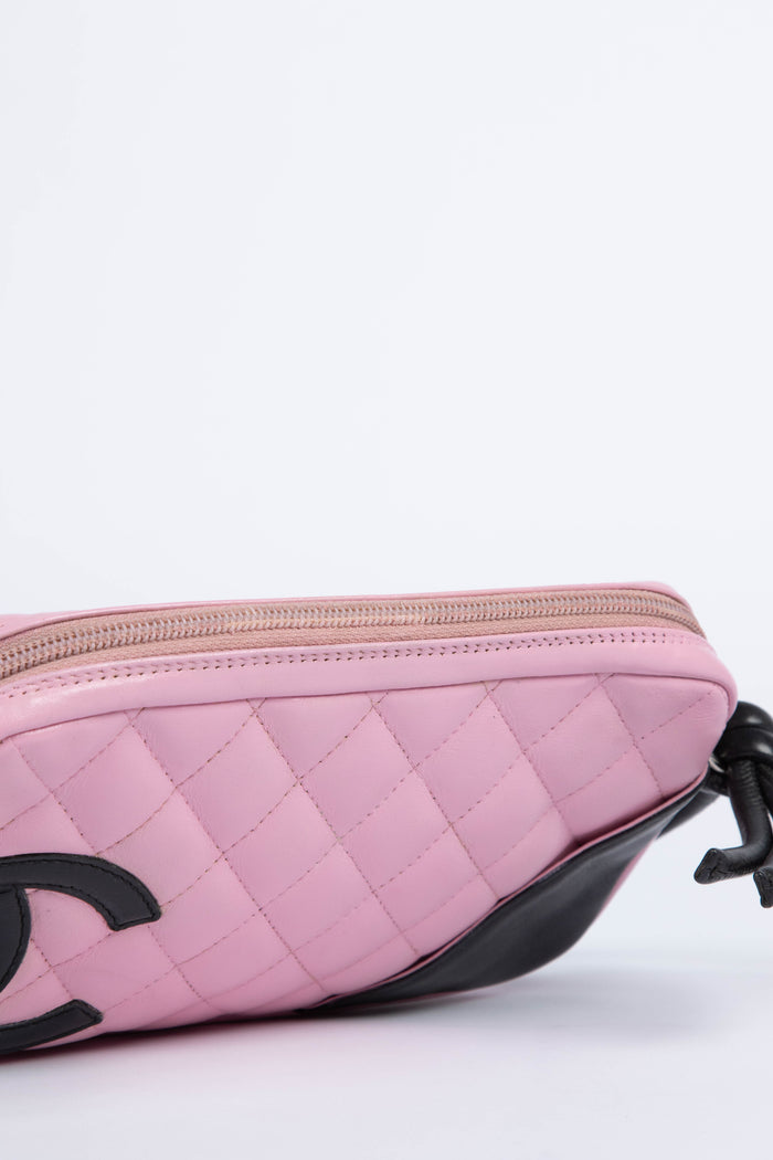 2000s Chanel Rue Cambon Pink Shoulder Bag