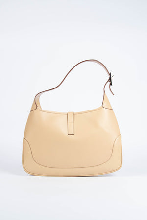 Vintage Gucci Beige Calf Leather Jackie Bag