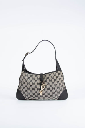 Vintage Gucci GG Monogram Canvas Jackie Bag