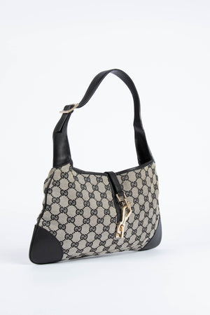 Vintage Gucci GG Monogram Canvas Jackie Bag