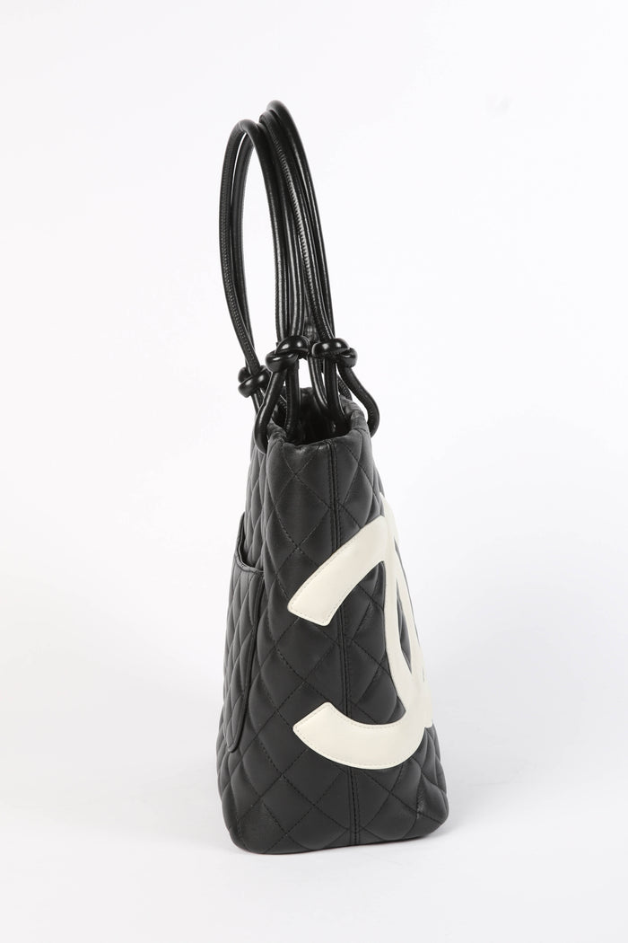 2000s Chanel Black Rue Cambon Bucket Bag
