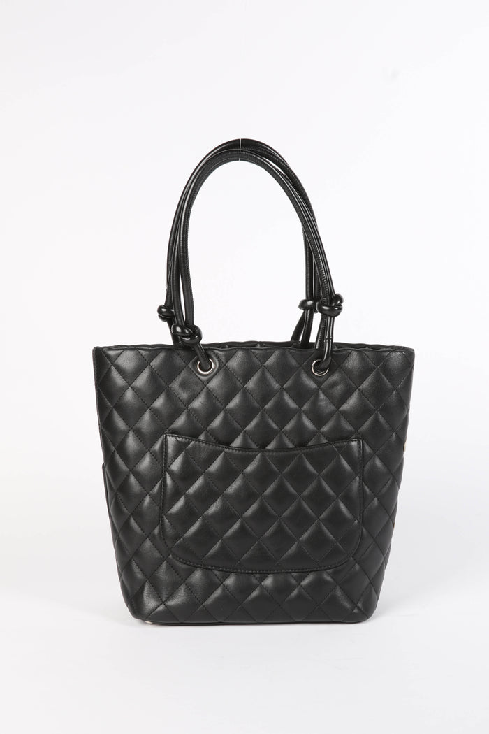 2000s Chanel Black Rue Cambon Bucket Bag