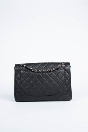 Chanel Caviar Maxi Single Flap Bag SHW