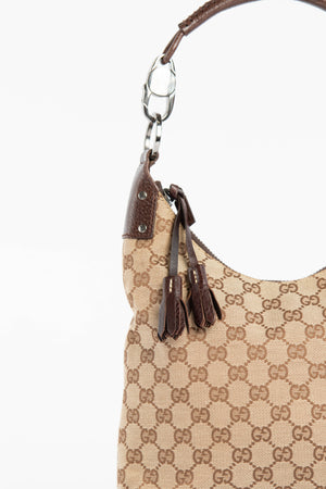 Vintage Gucci GG Monogram Bucket Bag
