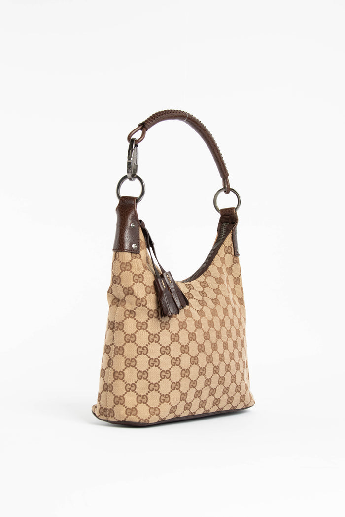 Vintage Gucci GG Monogram Bucket Bag