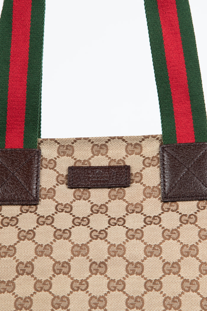 2000s Gucci GG Monogram Tote Bag