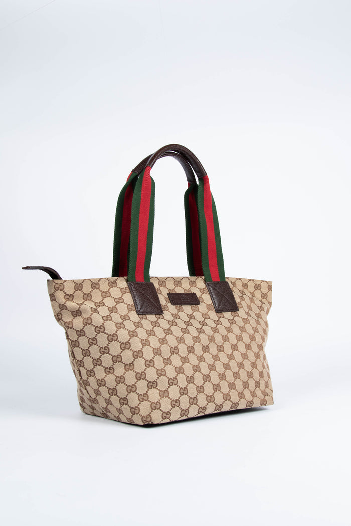 2000s Gucci GG Monogram Tote Bag