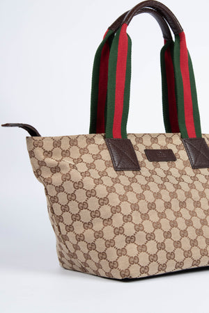 2000s Gucci GG Monogram Tote Bag