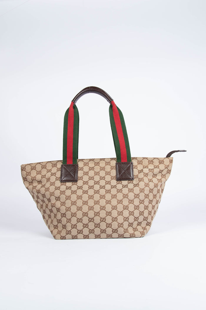 2000s Gucci GG Monogram Tote Bag