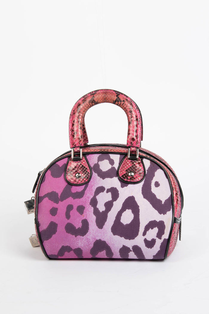RARE 2000s Christian Dior Pink Small Gambler Dice Shoulder Bag