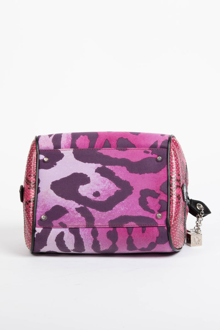 RARE 2000s Christian Dior Pink Small Gambler Dice Shoulder Bag